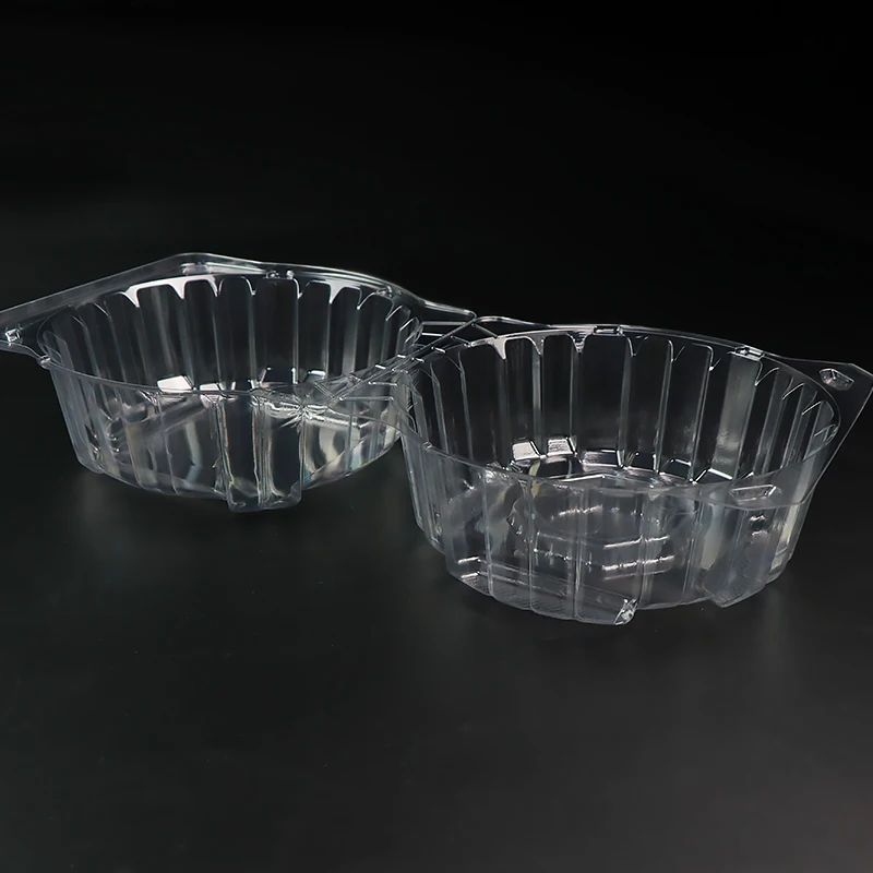 Hoagie Hinged Container Container Hinge Living Lettuce Plastic Clamshell Packaging For Living Lettuce