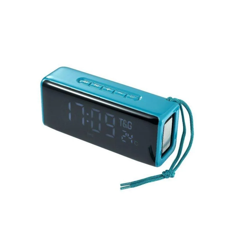 
TG174 Speaker Wireless Column Loudspeaker Sound System Desktop Alarm Clock Function Subwoofer Music Center Speakers 