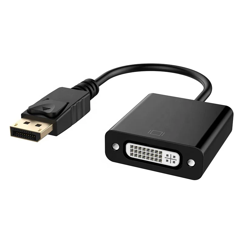 
Factory direct sales display port to dvi female 1080P 60hz cable converter adapter dp to dvi 