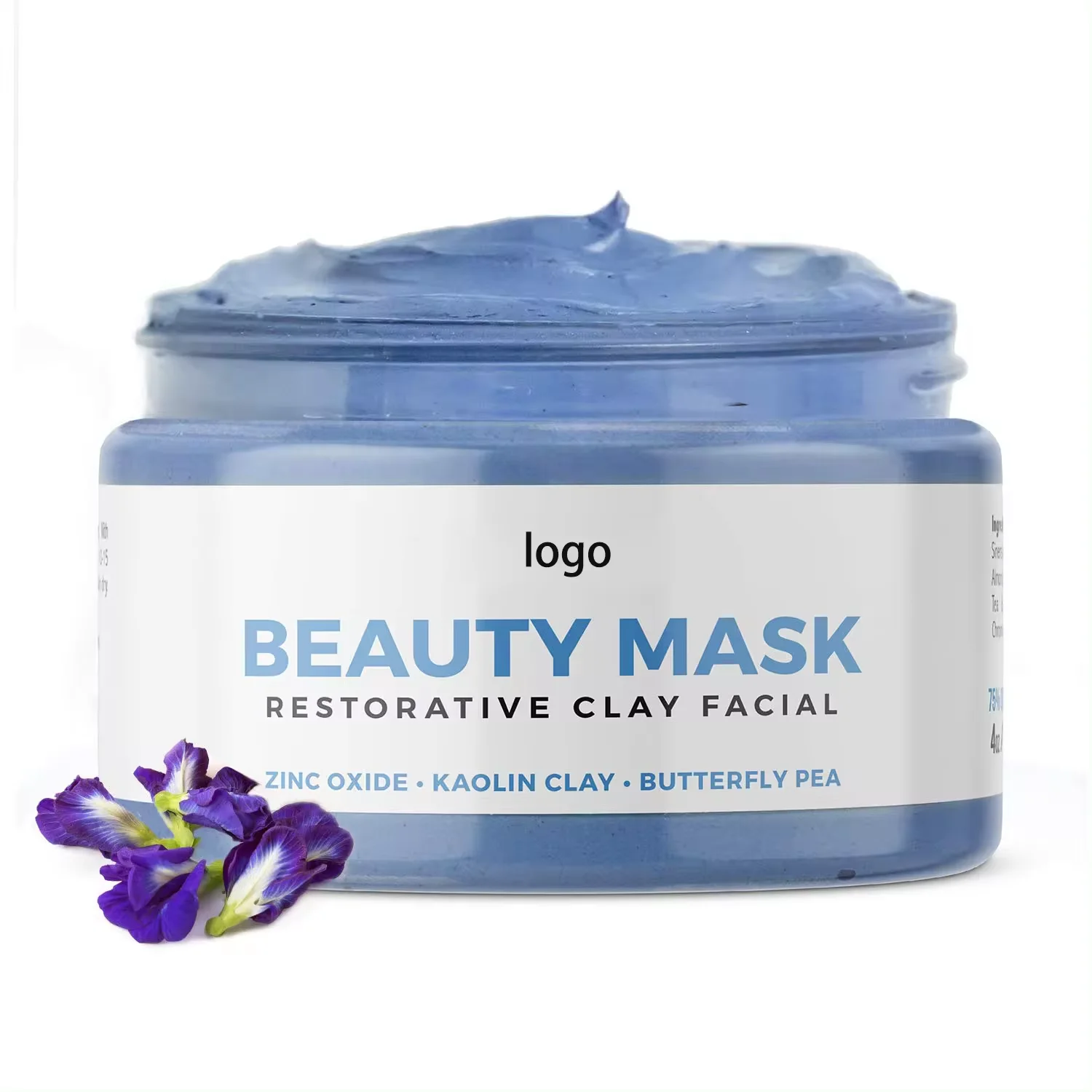 OEM Deep Cleansing Kaolin Oily Dry Blackhead Remover Acne moisturizer Butterfly Clay Face Mask