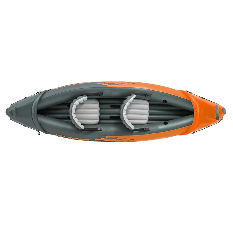 WELFUN Double Inflatable Kayak Inflatable Canoe with Paddle and Pump