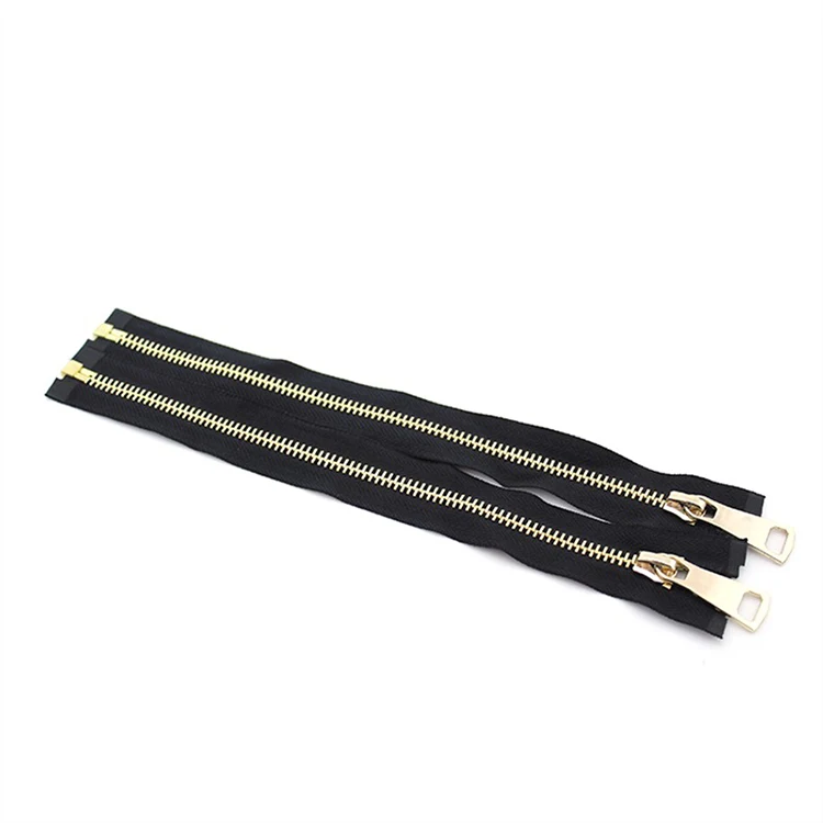 Sewing Accessories Tools 5# Metal Jacket Zipper Brass Zipper Personalized #5 Brass Zipper For Garments