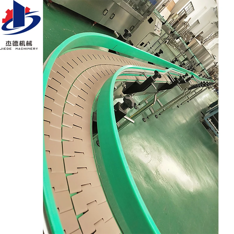 Hot sale fine machinery 6.5m stainless steel filled bottle conveyor system