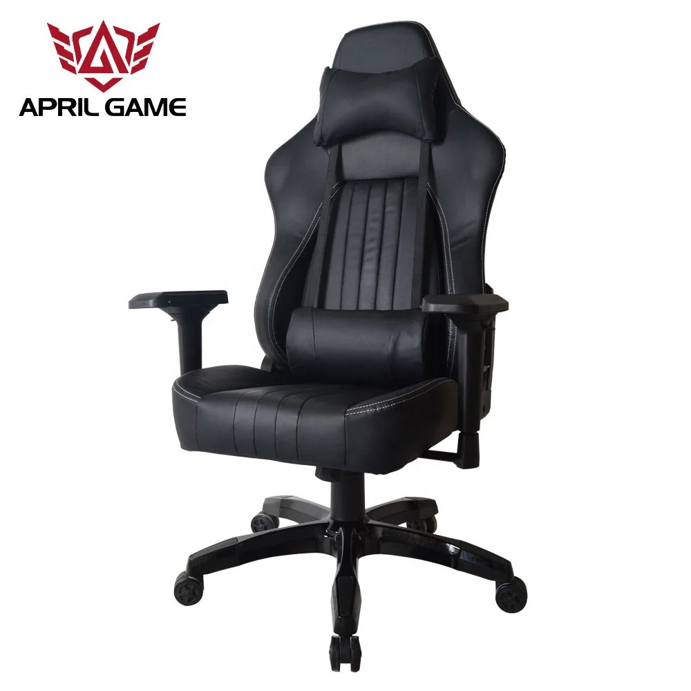 
April Game Modern Racing Style Customize Embroidery logo Racing Office Gaming Race Chair 