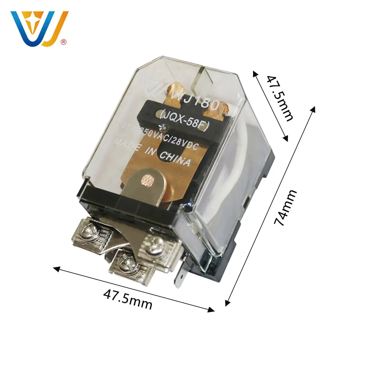 Welding Machine Tower Crane Relay jqx-58 Relais 12V 24V 60A 40A Power Relay Rele for Silicon chain adjustment switch