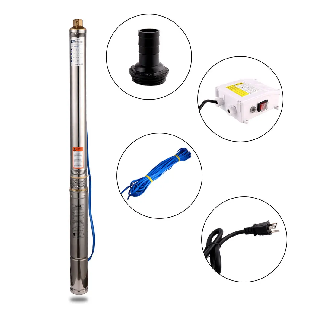 
JW 3.5SDM 1.1KW/1.5HP 2020 new high pressure borehole water pump small water pump 