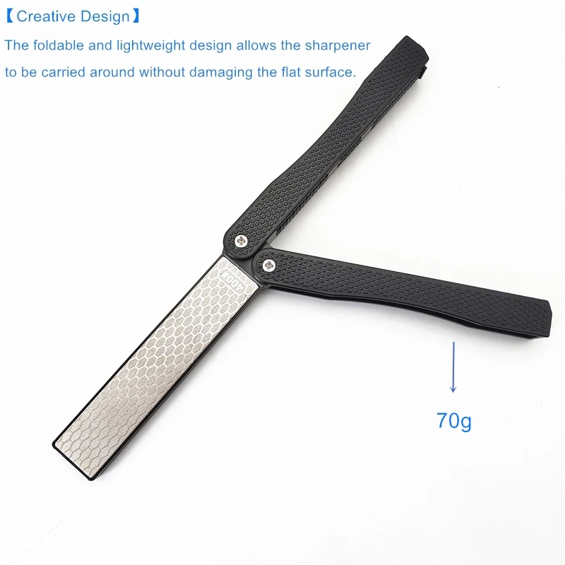 Foldable Small Outdoor Diamond Knife Sharpener