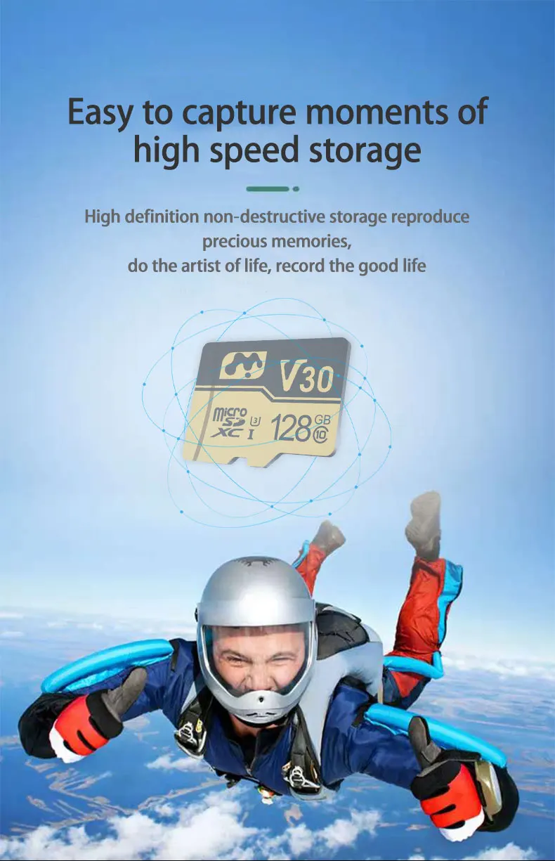 High quality factory direct sale full capacity micro TF card 16GB 32GB 64GB 128GB 256GB high speed flash flash micro tf card