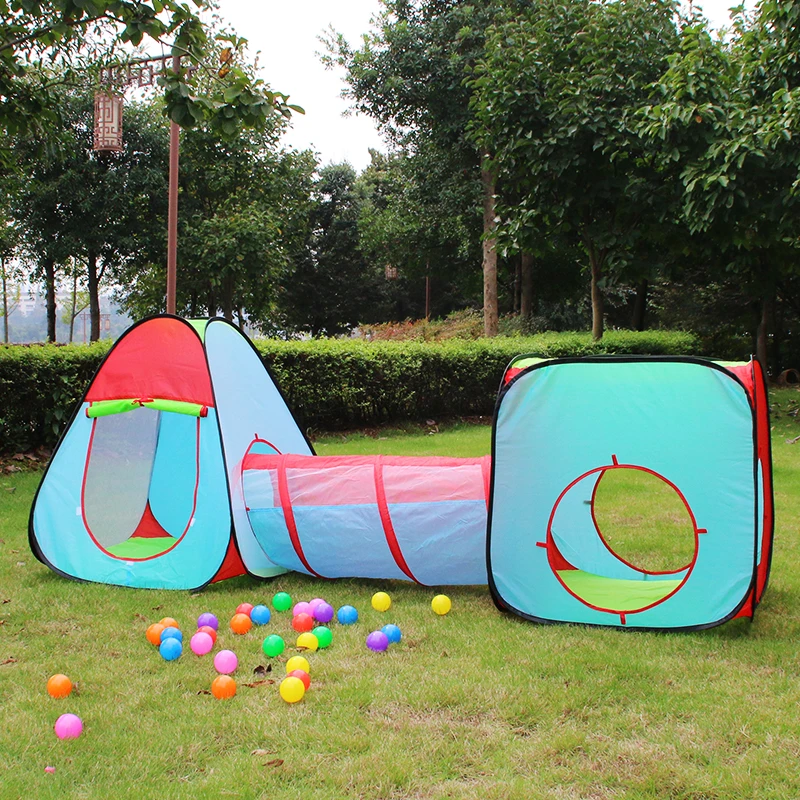 
pop up kids tent tunnel with ball pit indoor tent play tent 