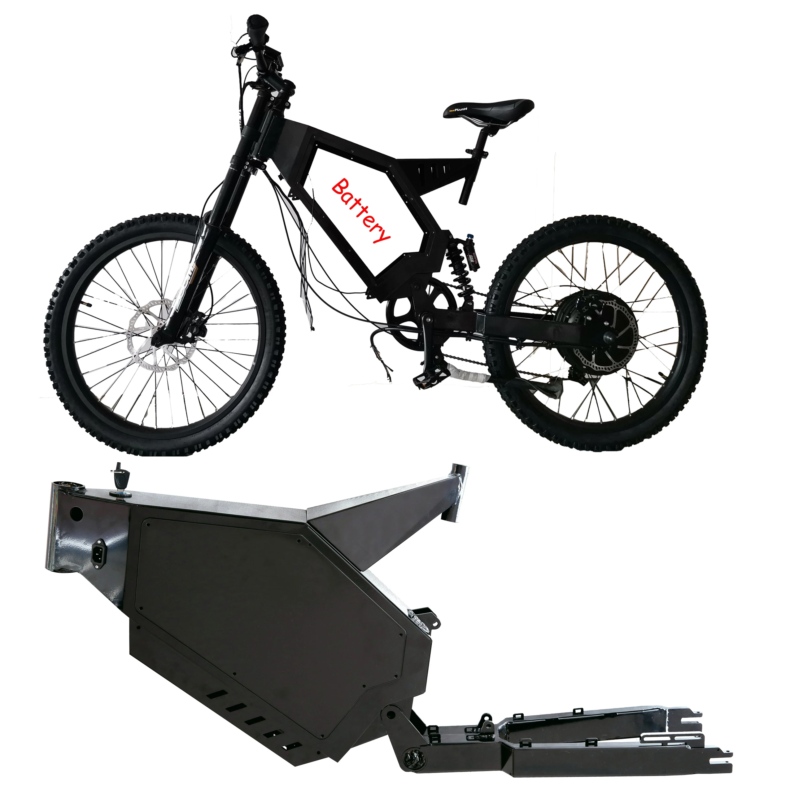 Enduro ebike стальная рама для электрического велосипеда 170 мм электровелосипеда на