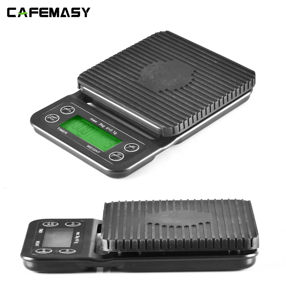 3kg/0.1g High Precision LCD Digital  Scales Electronic Kitchen Scale With Timer Drip Coffee Scale