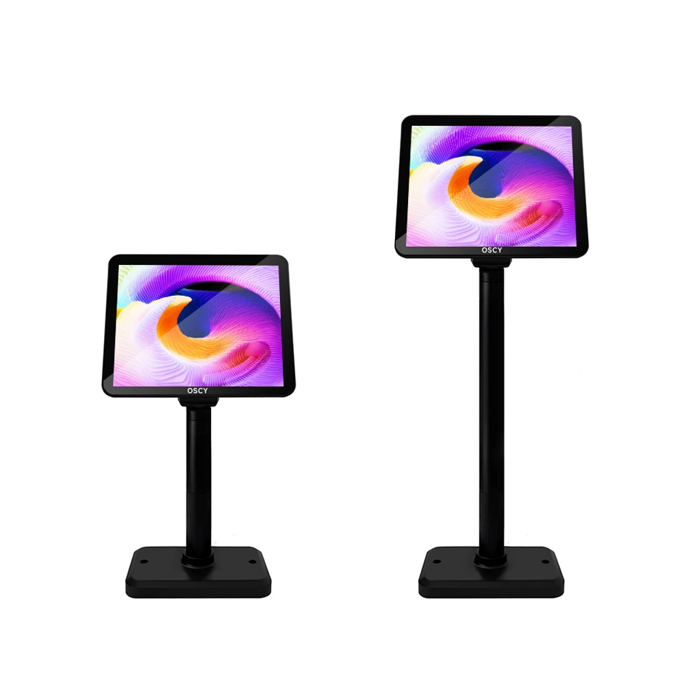 10 Inch LCD Monitor Ads Display VGA Connection and USB Powered Retail and POS Customer Display