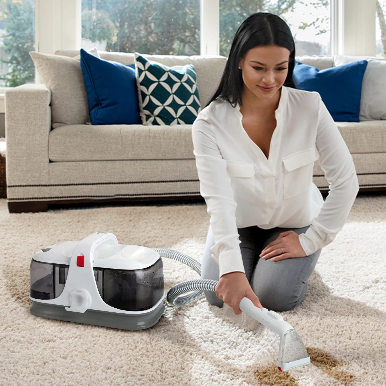 Portable carpet steam cleaner professional sofa couch rug carpet steam cleaners car seat car interior vapor steam machine