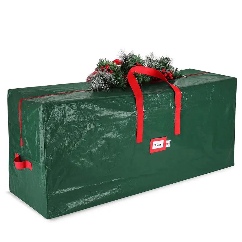 Christmas Tree Storage Bag Extra Large Heavy Duty Storage for 7.5ft Artificial TreeXmas Holiday Tree Storage Bag Green
