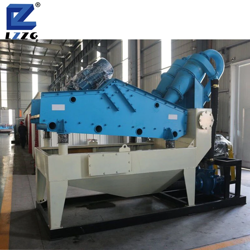 Sand extraction machine with hydro cyclone desander in Indonesia