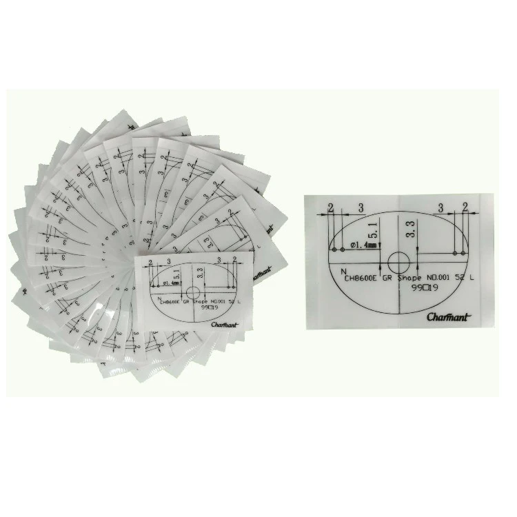 Clear Static Cling Decals Removable Glasses print UV protection static label sticker