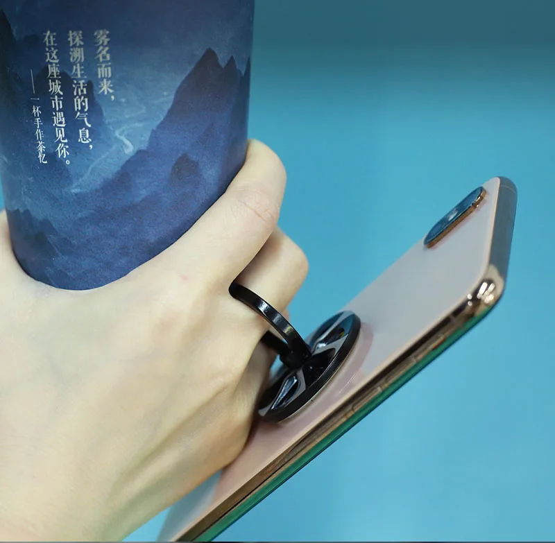 
Universal 360 Degree Rotating Cell Phone Holder Finger Ring Holder Mobile Phone Tablet Stand 