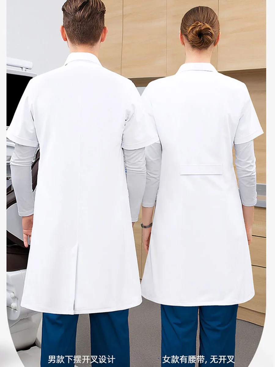 Wholesale Designer Hospital Doctors Uniform Pharmaceutical Workwear Lab Coats for Female and Male Polyester Medical Uniforms
