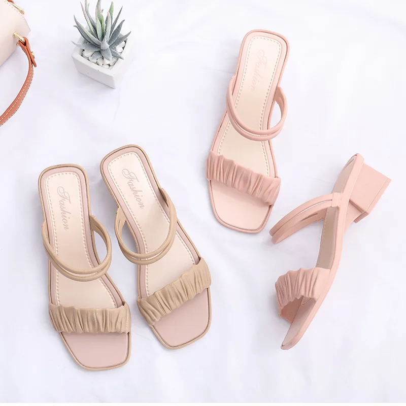 2022 Wholesale Fashion Designer Women Casual Flat Sandals Slippers Summer Casual Wedge Sandals Shoes for Women and Ladies