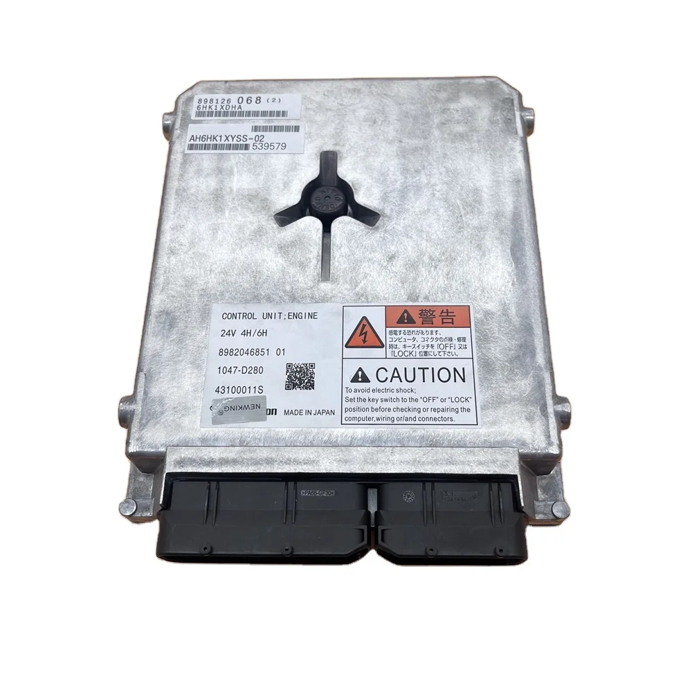 8982046851 01 ECU ZX200-3 ZAX270-3 ZAX250-3 Excavator 4HK1 6HK1 engine computer board controller 43100011S 1047-D280