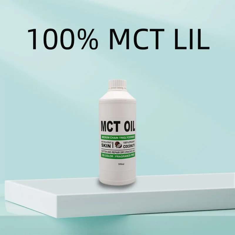 Private Label Low Quantity OEM MCT Oil Coconut Oil Cold Press for Skin Moisturizing and Body Massage 1000ml