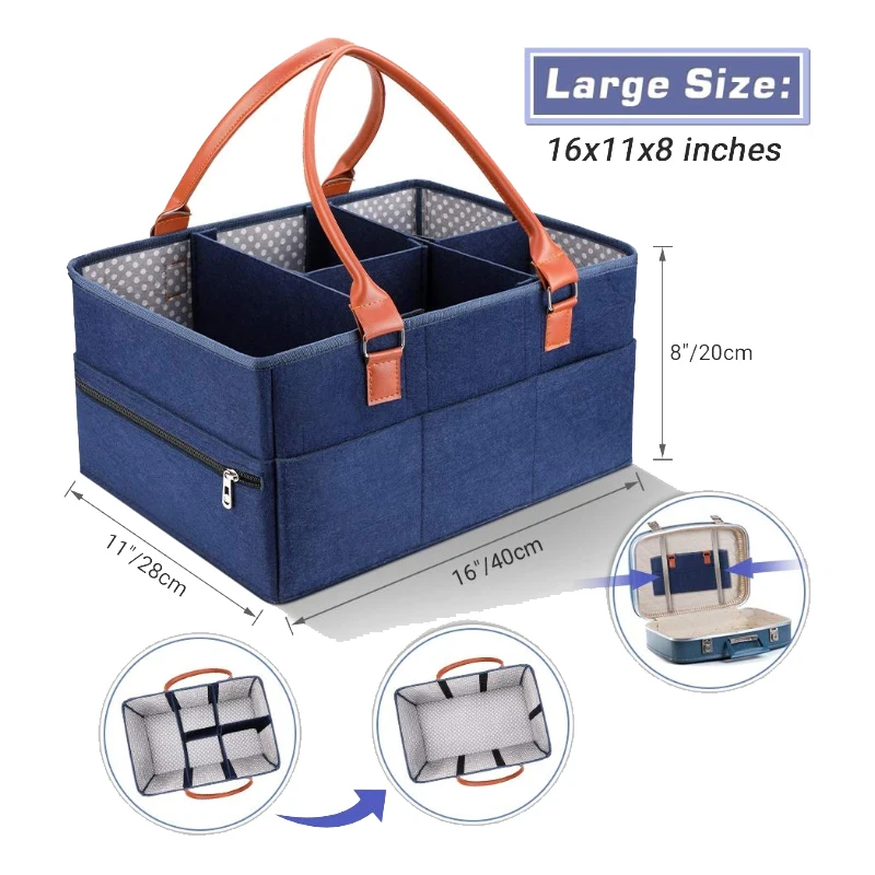 custom luxury designer vegan leather 5 in 1 felt travel bassinet mommy baby diaper bag