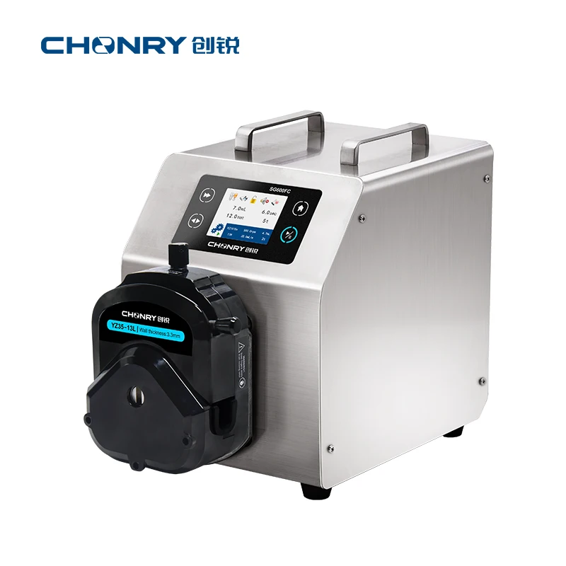 SG600FC laboratory peristaltic pump price standard type peristaltic pump peristaltic pump semi-automatic liquid vial filler