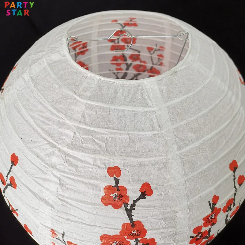 Wholesale Customized Home Festival Party Wedding Decoration Chinese Retro Plum Paper Lanterns