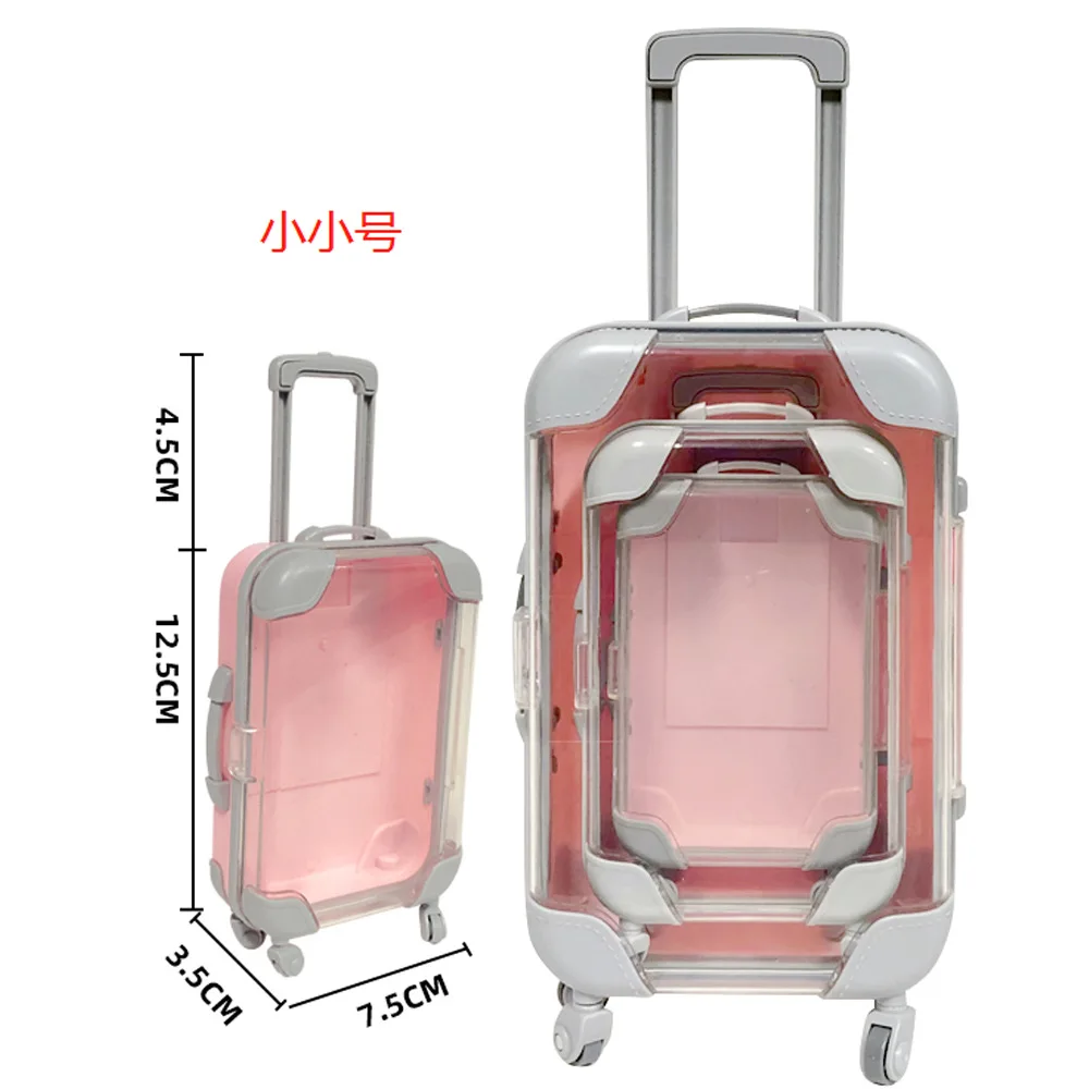 Hot Selling Mini Suitcase Box Luggage Style Storage Packing Promotional Gifts Box self defense keychain set tools Packing Box