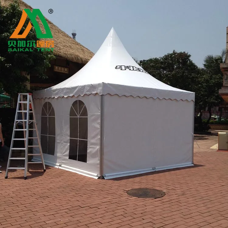 4x4 5x5 6x6 White outdoor waterproof top peak garden gazebo tent for sale