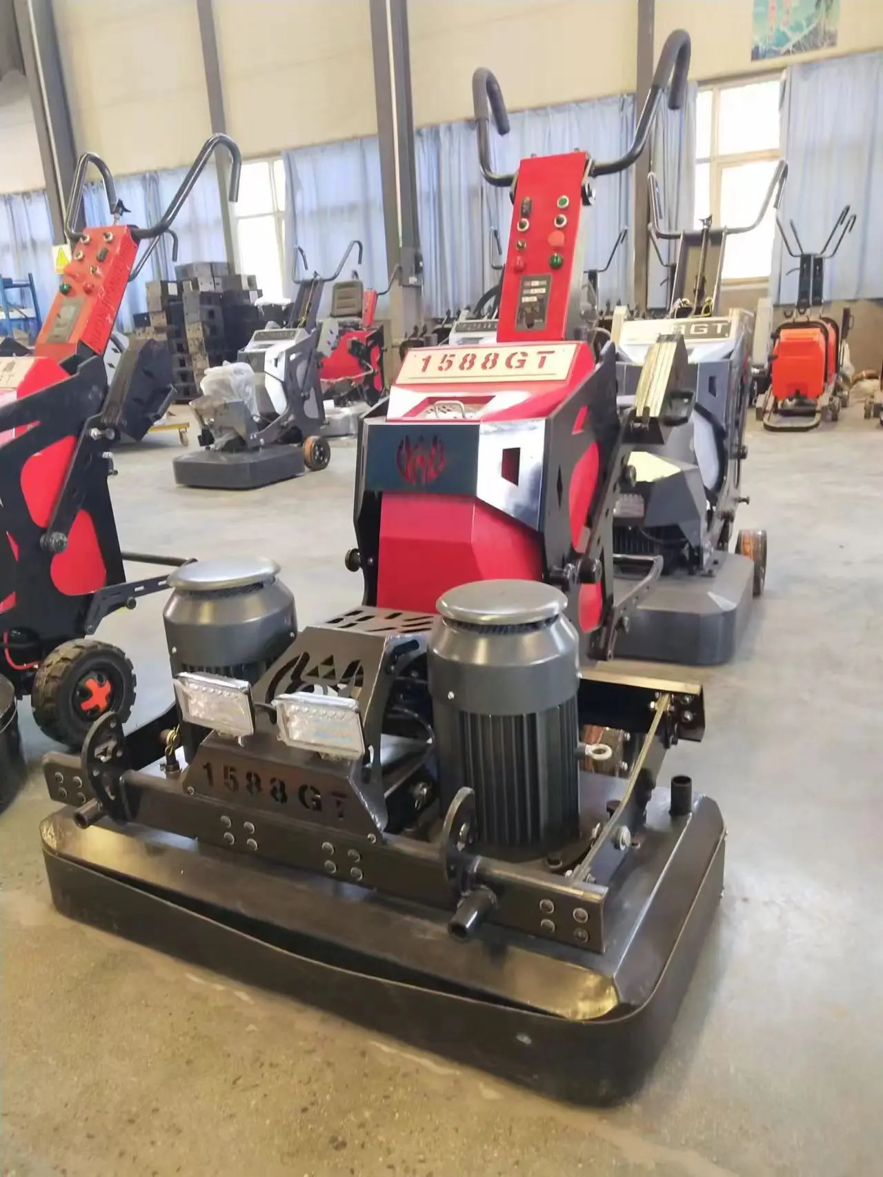 Super promotions 3 Heads 868mm Planetary Gear Engine Propane Powered Concrete Grinder Floor Grinding Polishing Machine