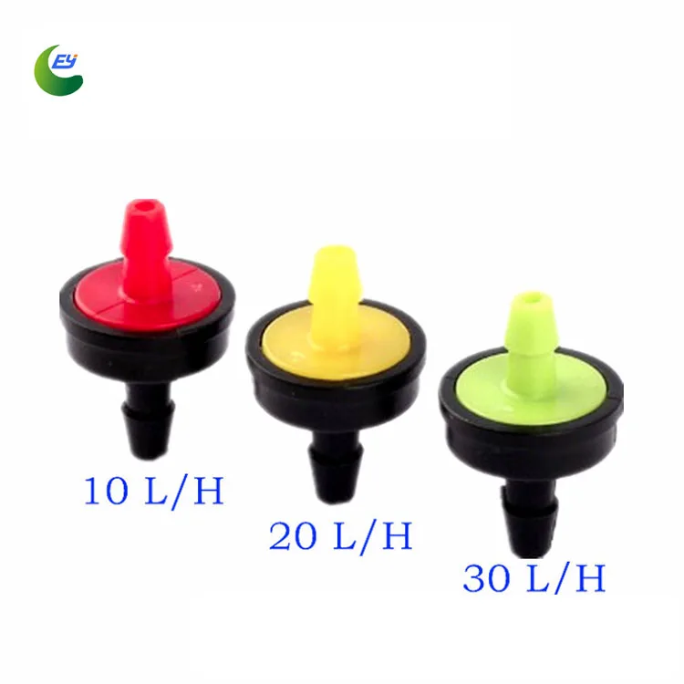 Adjustable 0-70l/h Online Dripper with 8 Holes  Irrigation Dripper for Outdoor Hydroponic Use Packed Rolling Pouch