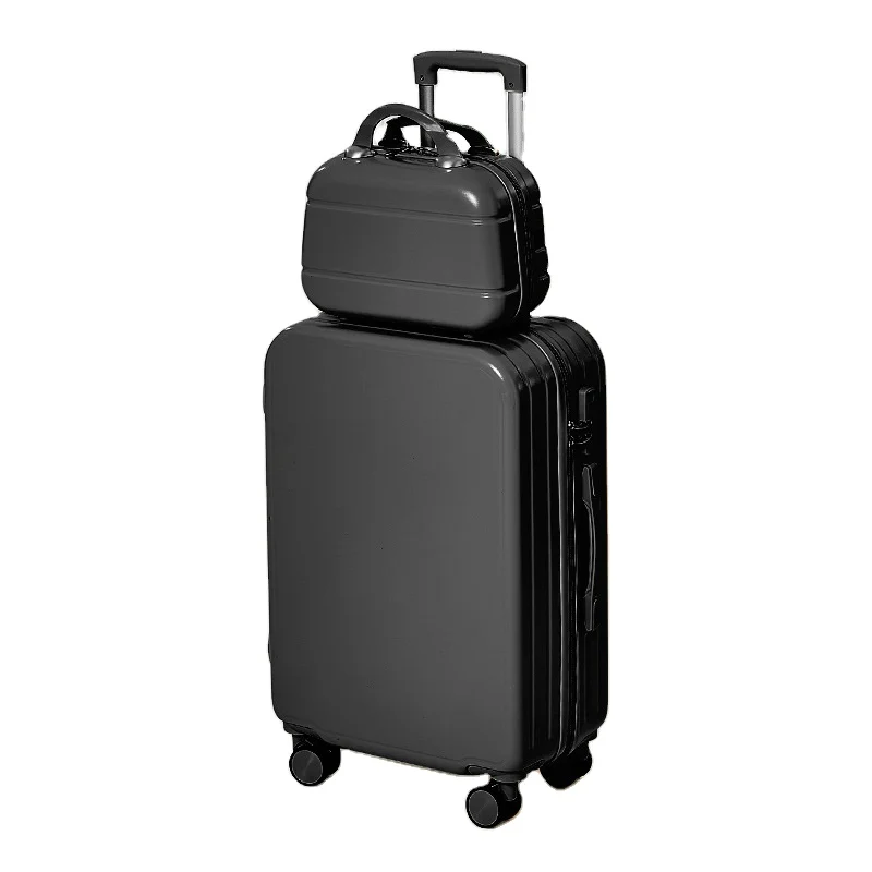 Factory wholesale trolley hard case PC luggage sets small cosmetic handbags travel ABS suit case bags