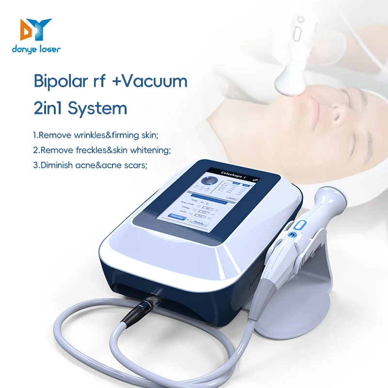 Vacuum Microneedling Rf Machine With Fracfional Mode For Skin Tightening Deep Wrinkles Removal