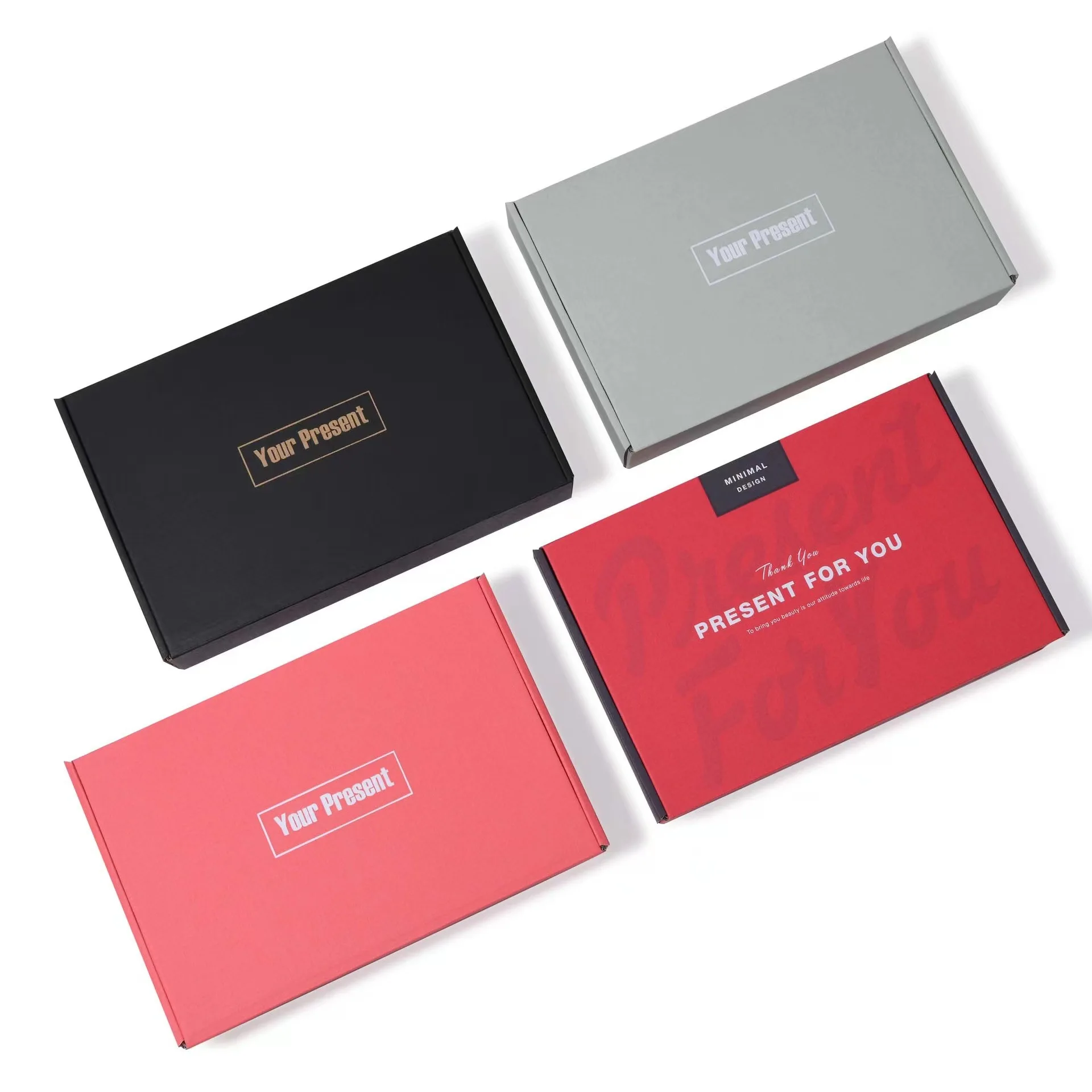 Wholesale Recycled Pink Color Airplane Box Colored Custom Logo Printed Packaging Boxes Corrugated For Clothes