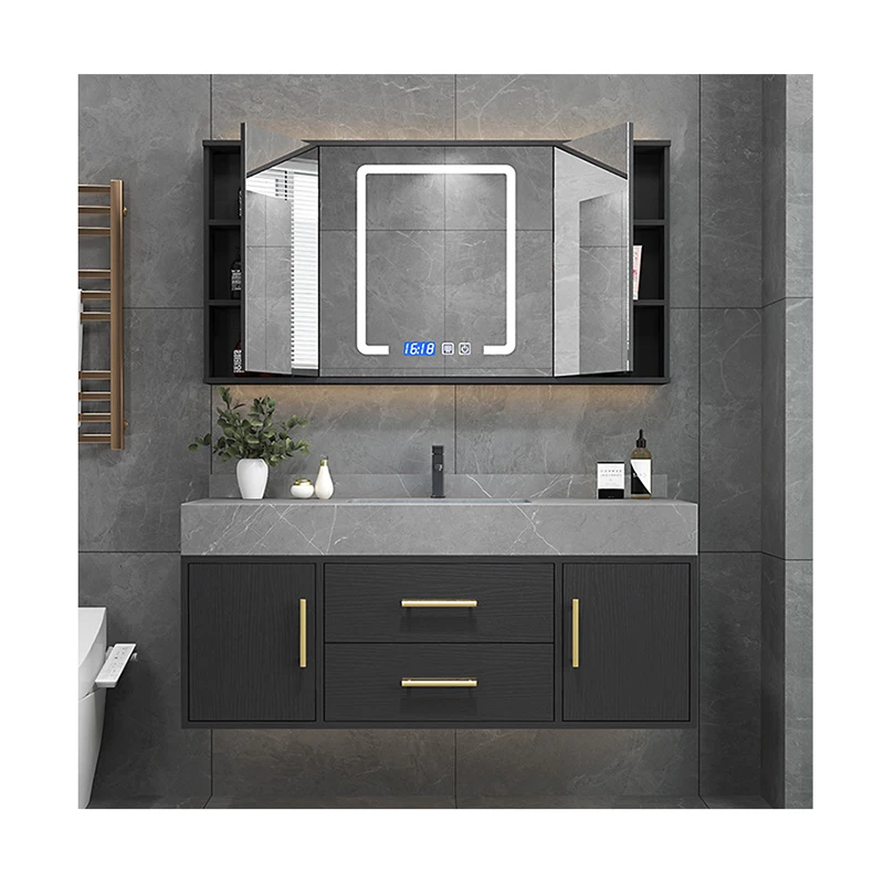 Low Price New Type High Performance Wood Tall Bathroom Cabinet For Modern Bathroom