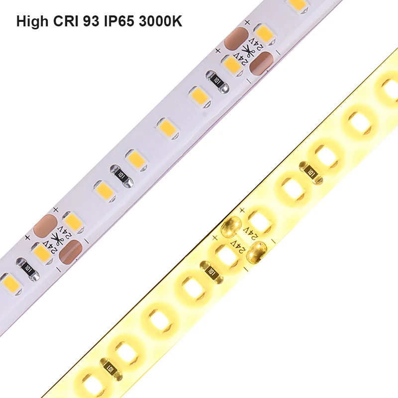 High cri 90-95 2835led strip smd 2835 pcb 8mm 3oz hi quality led strip light 2835 120 led 180led 24v 12v 3000K 6000K 4000K 2700K