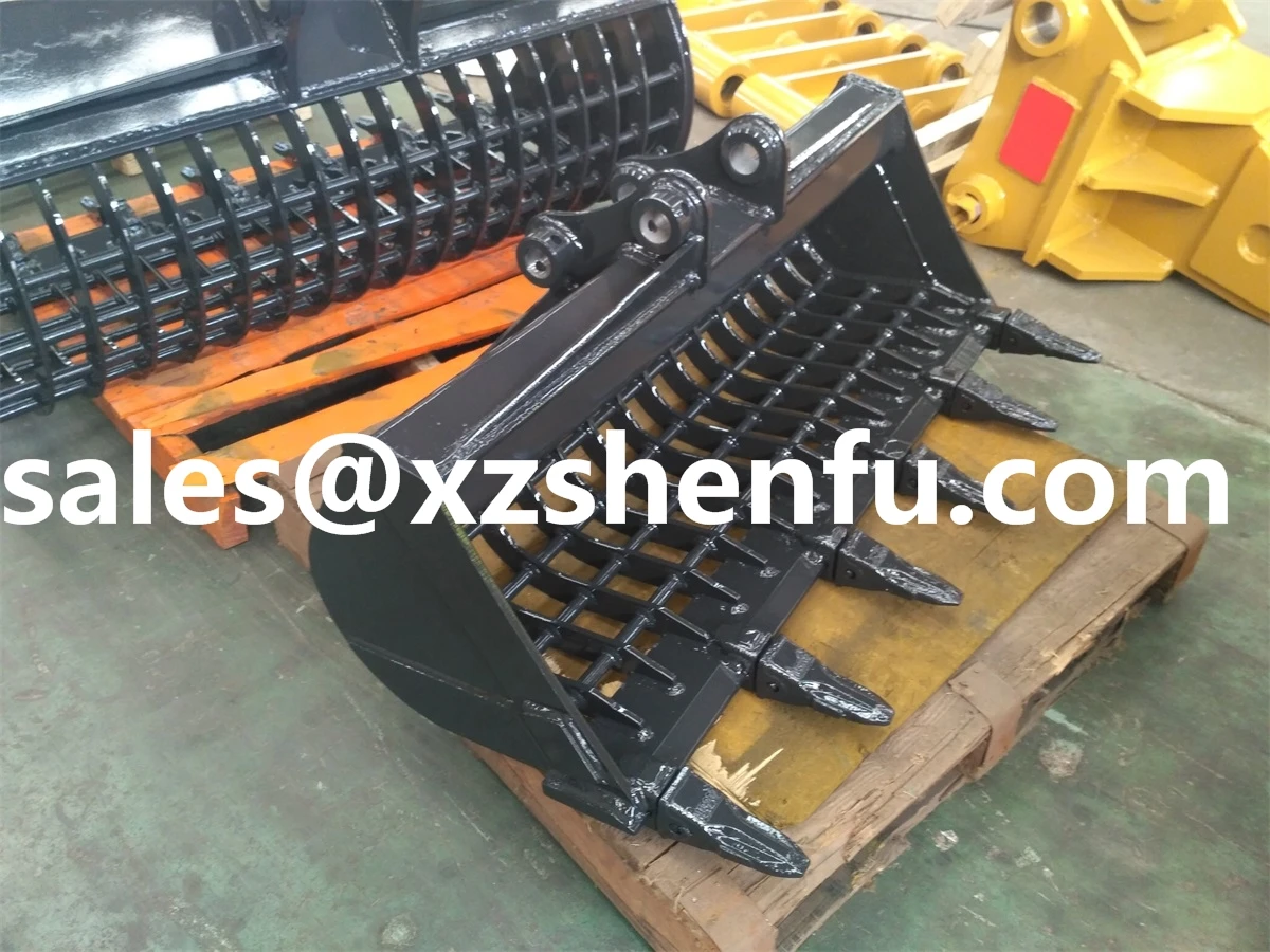 5 ton excavator skeleton bucket wide 1200mm with teeth sieve buckets for sale