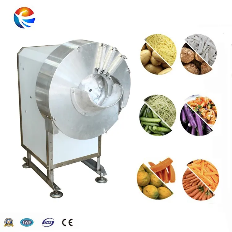 Hot Selling Ce-approved Full Automatic Vegetable Cutting Banana Plantain Chip Slicer Ginger shredding machine