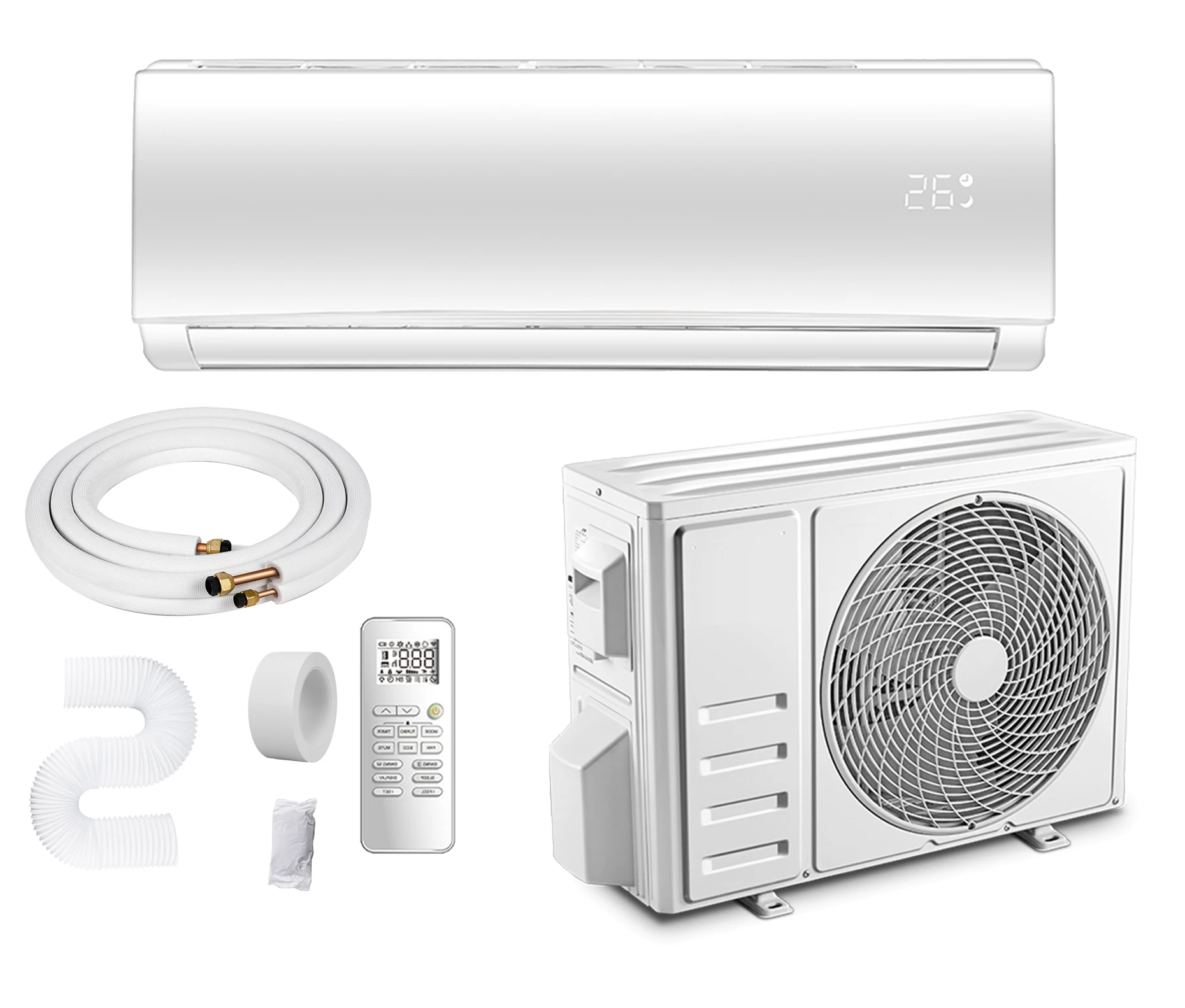 18000BTU Inverter Cooling&Heating Humidifier Manufacturers Single Room Airconditioner Wall Split Free Standing Air Conditioner