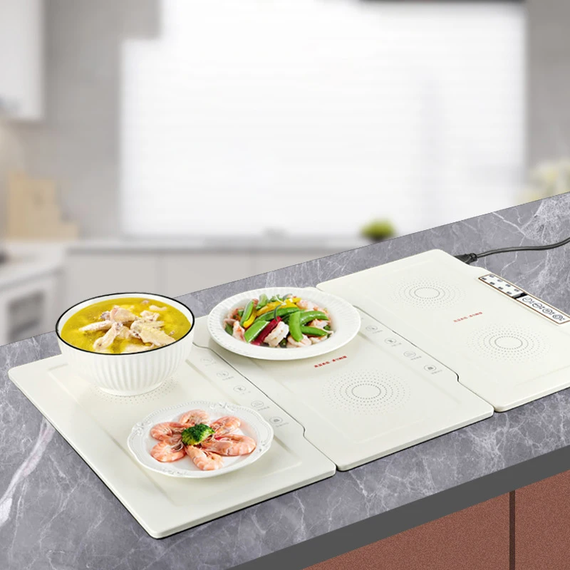 Wholesale Warming Tray hotplate Food Temperature Adjustable Foldable Hot Plates Food Warming Plate