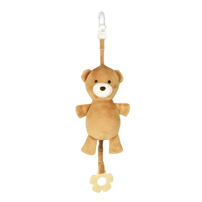 Animal soothing toy music box crib hanging pendant cartoon bear plush doll stuffed fashion plush toy doll