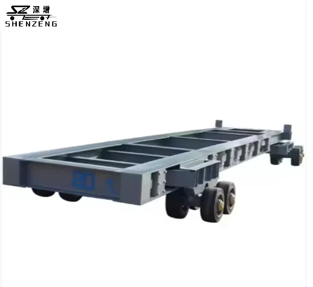 Customizable Heavy Duty Thirty-Five Ton Container Flat Plate Trailer Various Colors and Sizes Available