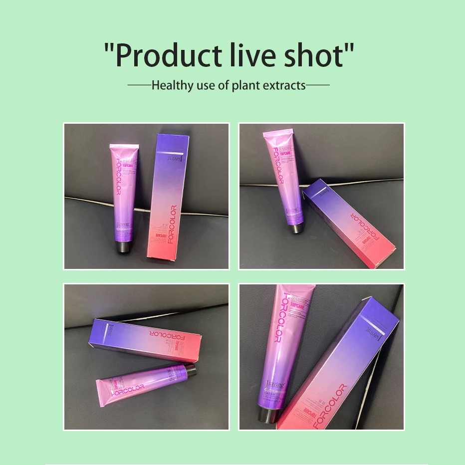 FORCOLOR Brand Natural Herb 56 Color Semi Permanent China Hair Dye Cream