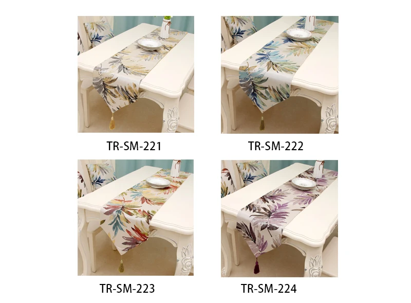 Buti оптовая продажа роскошные полосатые банкетные украшения геометрические европейские тканые полиэфирные жаккардовые скатерти