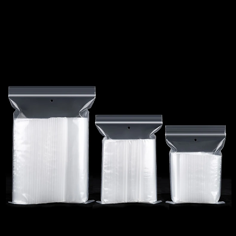 Writable panel Clear reusable waterproof eco friendly grip ziplock bag reusable storage package food poly bag with hang hole