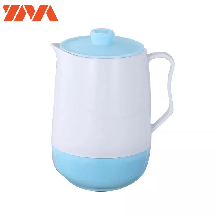 PP and Stainless Steel Teapot Cold and Hot Pot with Filter Core Restaurant Home used Drinkware Insulated Modern Water Kettle