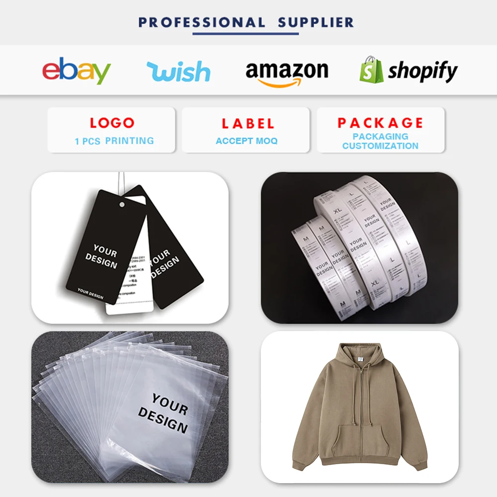 Men High Quality Cotton Thick Heavy French Terry Zip Up Hoodie Custom Drop Shoulder Oversized Hoodie