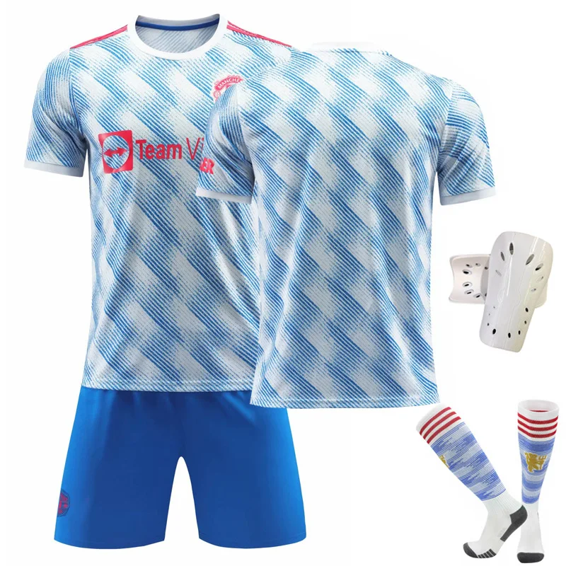 21-22 Xinmanlian Home Stadium No. 7 Cristiano Ronaldo Jersey No. 6 Pogba Football Uniform Set