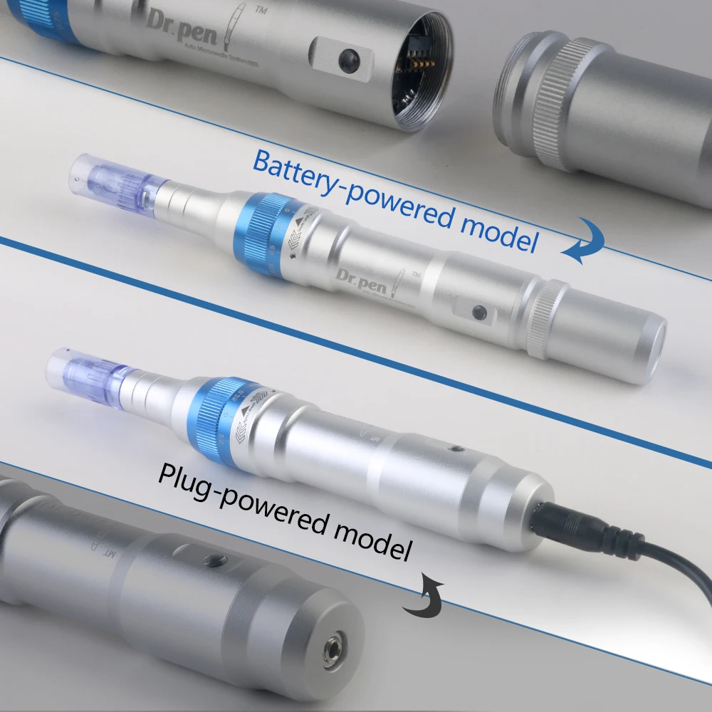 Автоматическая микро-игла Ultima Derma Pen A6 беспроводная и Проводная Dr.Pen с 2 перезаряжаемыми